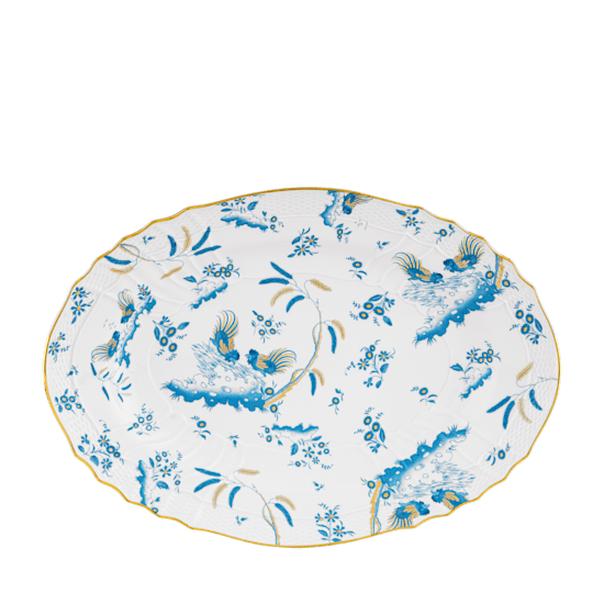 Овальное блюдо 39 см.,

 ORO DI DOCCIA GIADA от Ginori 1735, 002RG00 FVS130010390G00170700