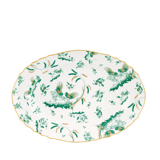 Овальное блюдо 39 см.,

 ORO DI DOCCIA GIADA от Ginori 1735, 002RG00 FVS130010390G00170700
