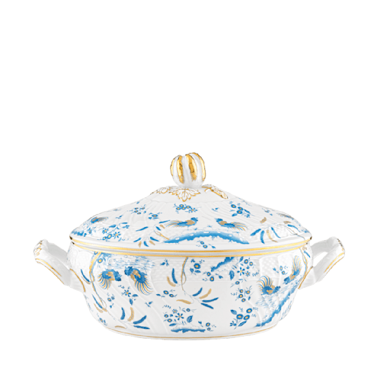 Супница с крышкой 1200 мл.,
 ORO DI DOCCIA GIADA от Ginori 1735, 002RG00 FZP000010317G00170700