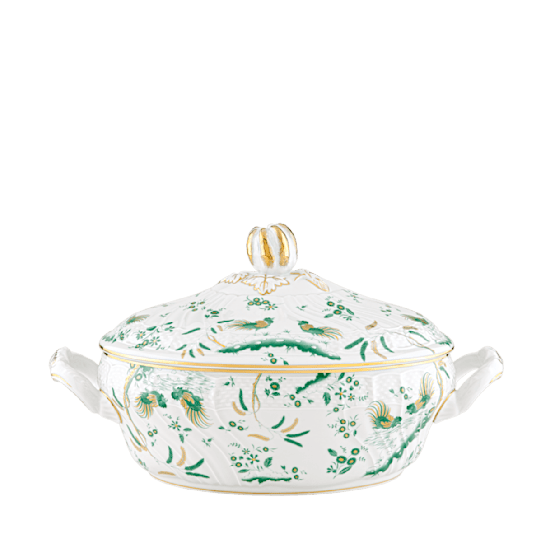 Супница с крышкой 1200 мл.,
 ORO DI DOCCIA GIADA от Ginori 1735, 002RG00 FZP000010317G00170700