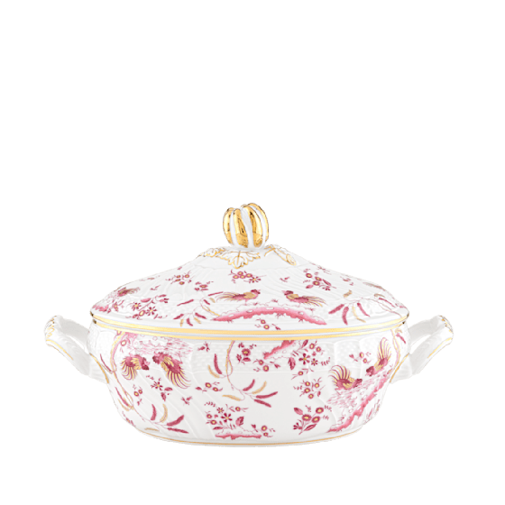 Супница с крышкой 1200 мл.,
 ORO DI DOCCIA MAGENTA от Ginori 1735, 002RG00 FZP000010317G00170800