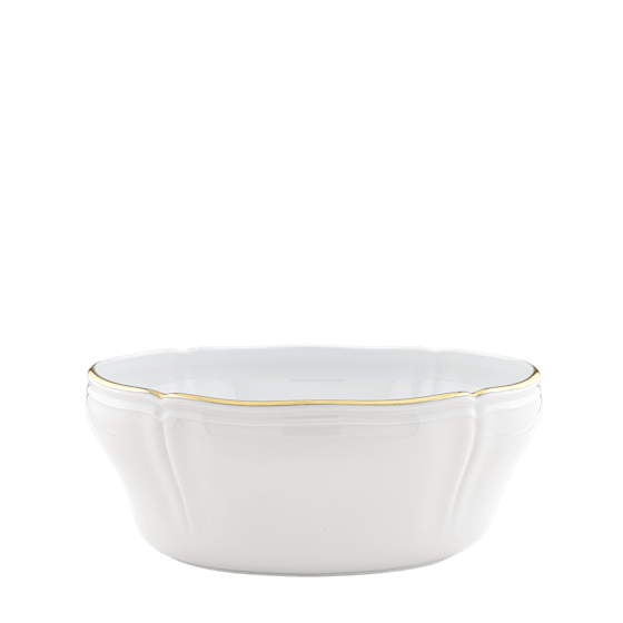 Салатник овальный 25 см., CORONA  PLATINO от Ginori 1735, 003RG00 FIN030010250G01720200