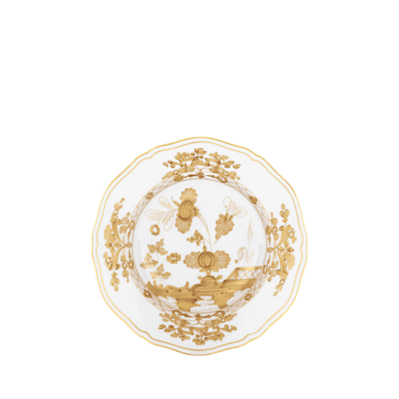 Flat dessert plate cm 21 in. 8 1/4 Antico Doccia ORIENTE ITALIANO AURUM от Ginori 1735, 003RG00 FPT110010210G00133000