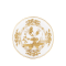 Подстановочная тарелка 31 см., ORIENTE ITALIANO AURUM от Ginori 1735, 003RG00 FPT110010310G00133000