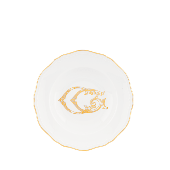 Обеденная тарелка 26,5 см., CORONA MONOGRAM ORO от Ginori 1735, 003RG00 FPT110LX0265M01720100
