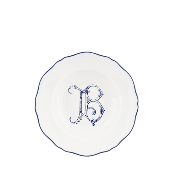 Подстановочная тарелка 31 см., CORONA MONOGRAM BLU от Ginori 1735, 003RG00 FPT110LX0310M01720000