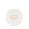 Тарелка суп-паста 24 см., CORONA MONOGRAM PLATINO от Ginori 1735, 003RG00 FPT210LX0240M01720200