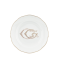 Тарелка суп-паста 24 см., CORONA MONOGRAM PLATINO от Ginori 1735, 003RG00 FPT210LX0240M01720200