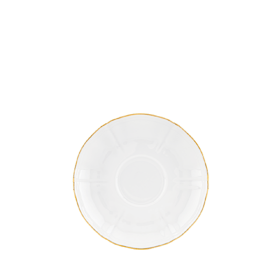Блюдце для чайной чашки 15 см., CORONA ORO BRILLANTE от Ginori 1735, 003RG00 FPT401010150G01720100