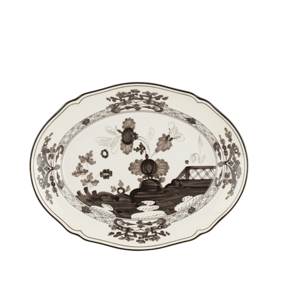 Овальное блюдо 34 см., ORIENTE ITALIANO ALBUS от Ginori 1735, 003RG00 FVS130010340G00124000