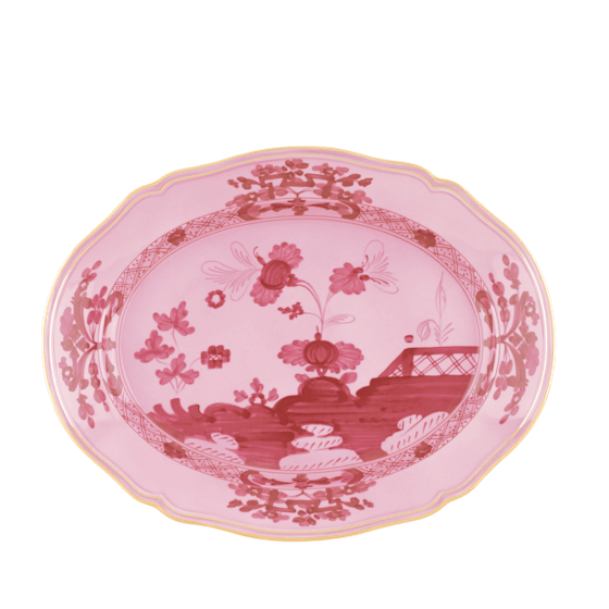 Овальное блюдо 38,5 см., ORIENTE ITALIANO PORPORA от Ginori 1735, 003RG00 FVS130010385G00124200