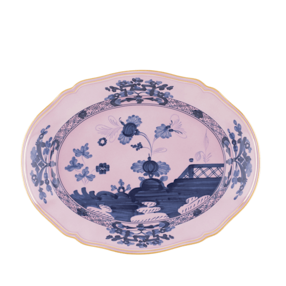 Овальное блюдо 38,5 см., ORIENTE ITALIANO MERINGA от Ginori 1735, 003RG00 FVS130010385G00135700