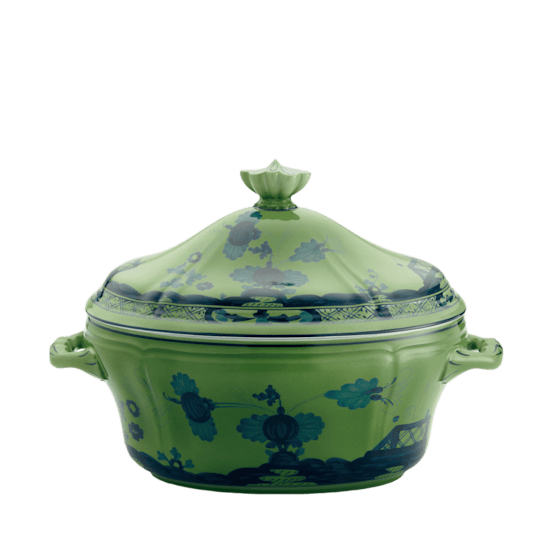 Овальная супница с крышкой 3850 мл., ORIENTE ITALIANO CITRINO от Ginori 1735, 003RG00 FZP030010385G00123900