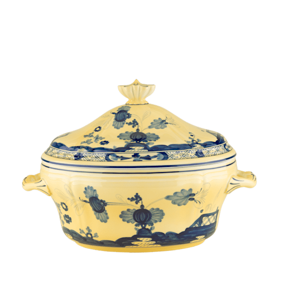 Салатник овальный 25 см., ORIENTE ITALIANO PORPORA от Ginori 1735, 003RG00 FIN030010250G00124200