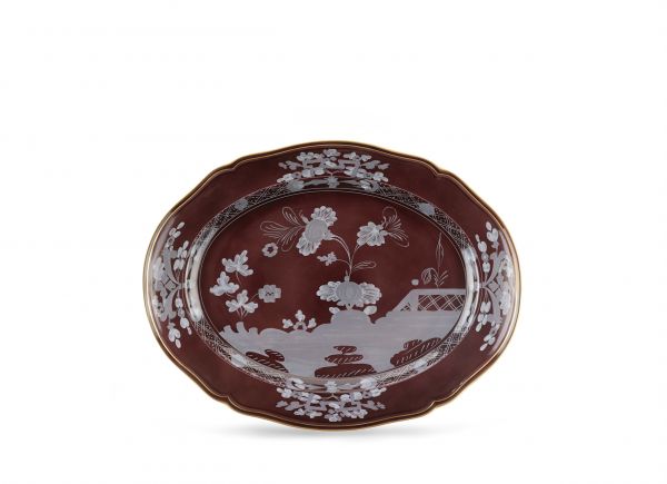 Овальное блюдо 38,5 см., ORIENTE ITALIANO CASTAGNA от Ginori 1735, 003RG00 FVS130010385G00135800