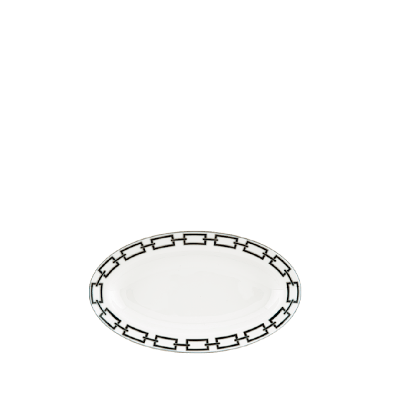 Блюдо 23.5 см., CATENE NERO от Ginori 1735, 004RG00 FRV000010235G00125500