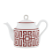 Чайник 900 мл.,
 LABIRINTO SCARLATTO от Ginori 1735, 004RG00 FTE400010900G00125300