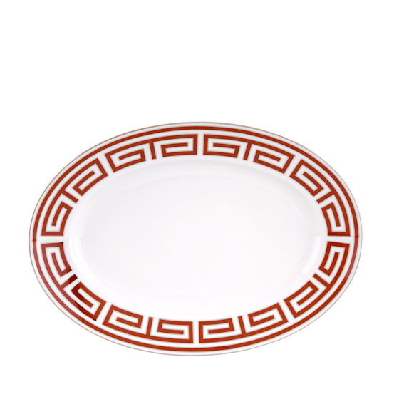 Овальное блюдо 40 см., LABIRINTO SCARLATTO от Ginori 1735, 004RG00 FVS130010400G00125300