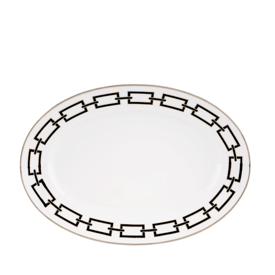 Овальное блюдо 40 см., CATENE NERO от Ginori 1735, 004RG00 FVS130010400G00125500