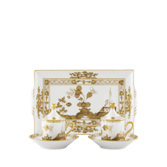 Набор из 4 костеров 10 см., ORIENTE ITALIANO AURUM от Ginori 1735, 017RG00 FX6877LX0100G00133000