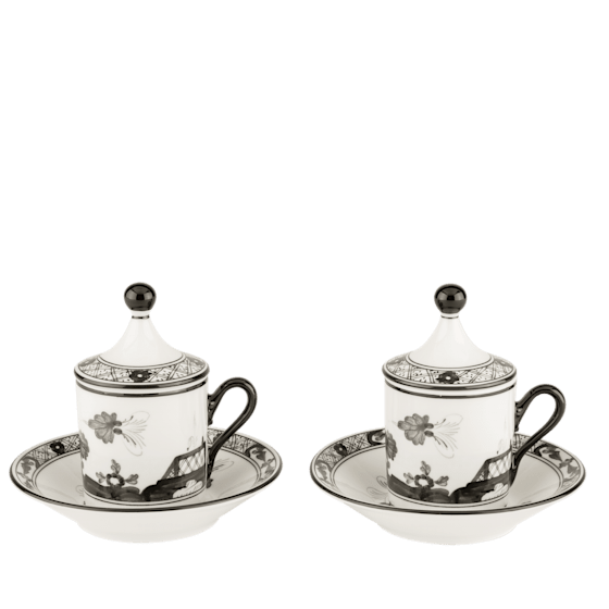 Набор из 2-х кофейных пар ORIENTE ITALIANO BARIO от Ginori 1735, 004RG00 FX917601G00124100