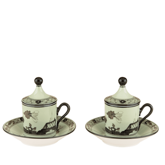 Набор из 2-х кофейных пар ORIENTE ITALIANO BARIO от Ginori 1735, 004RG00 FX917601G00124100