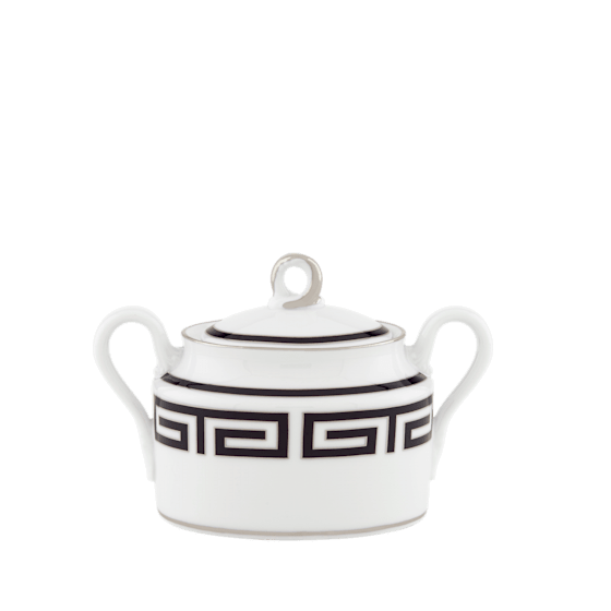 Сахарница с крышкой 150 мл., LABIRINTO NERO от Ginori 1735, 004RG00 FZU000010150G00125100