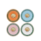 Хлебная тарелка 16 см.,, Set 4 pcs IL VIAGGIO DI NETTUNO от Ginori 1735, 004RG00 FXP411010160G00130300