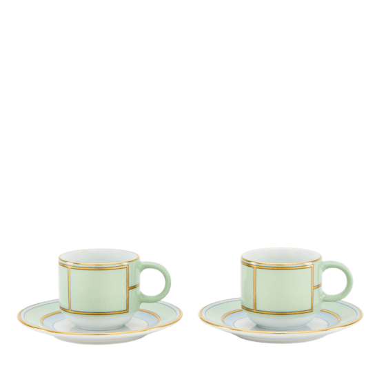Кофейное блюдце Colonna 12,5 см., DIVA VERDE, Ginori