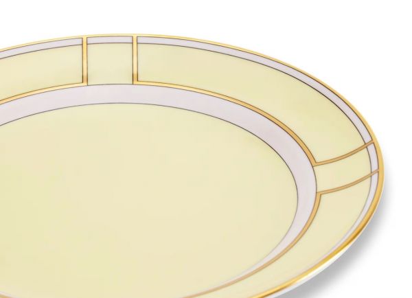 Тарелка десертная 21 см., тарелка Colonna 20 см.,  DIVA GIALLO, Ginori