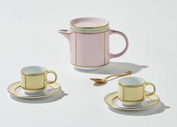 Кофейный набор Colonna на 2 персоны,4 предмета, DIVA GIALLO, Ginori