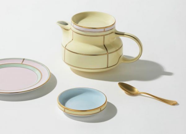 Тарелочка для масла Colonna 10 см., DIVA CELESTE, Ginori