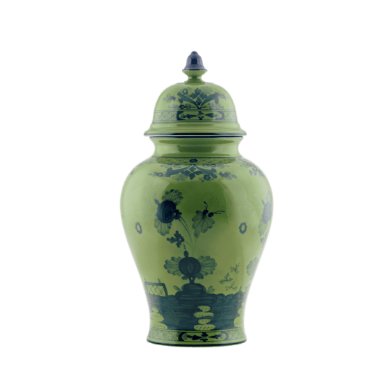 Ваза с крышкой H38 см., ORIENTE ITALIANO MALACHITE от Ginori 1735, 016RG02 FA5356010380G00123600