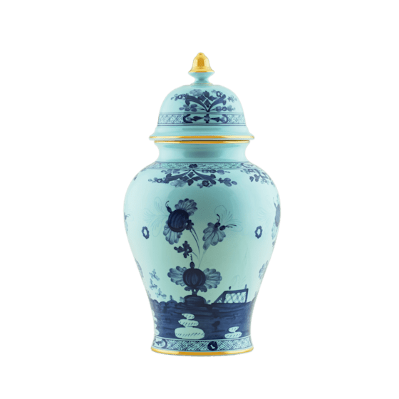 Ваза с крышкой H38 см., ORIENTE ITALIANO PERVINCA от Ginori 1735, 016RG02 FA5356010380G00124400