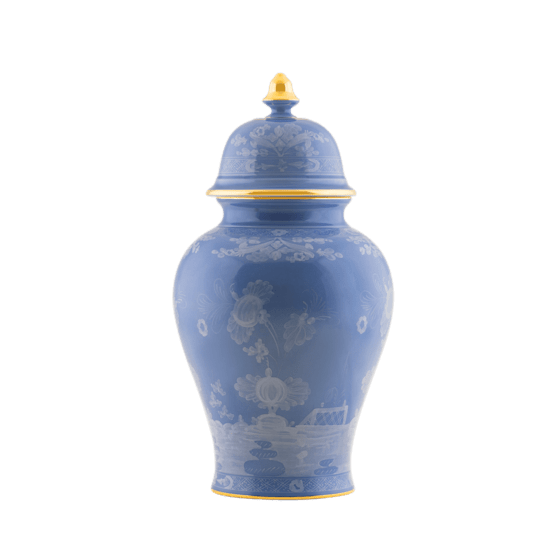 Ваза с крышкой H38 см., ORIENTE ITALIANO AZALEA от Ginori 1735, 016RG02 FA5356010380G00124500