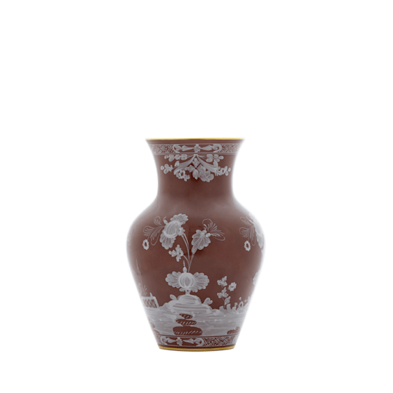 Ваза H25 см., ORIENTE ITALIANO CASTAGNA от Ginori 1735, 016RG02 FG6132LX0250G00135800