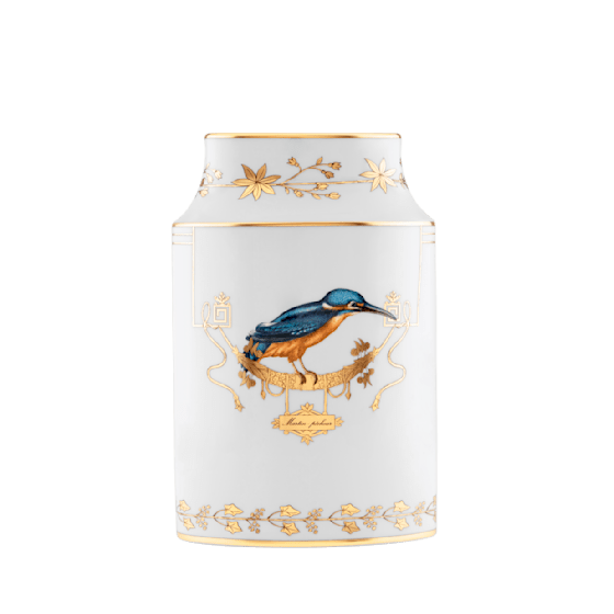 Elliptical vase cm 28 in. 11 VOLIERE от Ginori 1735, 016RG02 FG6134010280G00172400