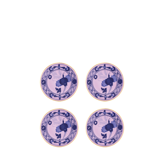 Набор из 4 костеров 10 см., ORIENTE ITALIANO AZALEA от Ginori 1735, 017RG00 FX6877LX0100G00124500