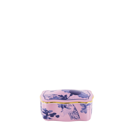 Круглая шкатулка с крышкой 13 см., ORIENTE ITALIANO AZALEA от Ginori 1735, 017RG02 FX508001G00124500