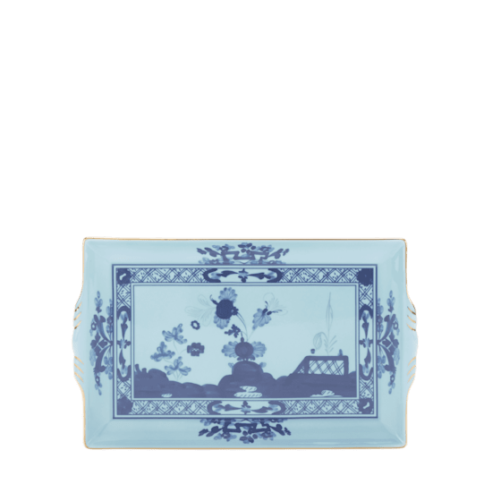 Прямоугольный поднос с ручками 23.5х15.5 см., ORIENTE ITALIANO IRIS от Ginori 1735, 017RG02 FG5282LX0235G00124300