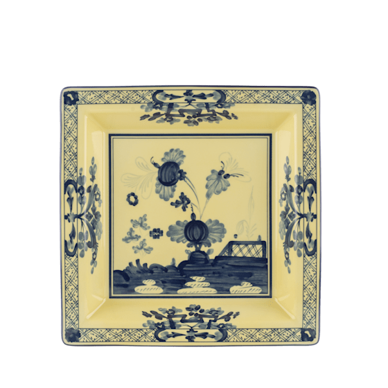 Квадратное блюдо 24.5 см., ORIENTE ITALIANO CITRINO от Ginori 1735, 017RG02 FG6836010245G00123900