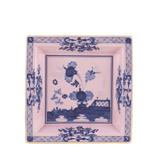 Квадратное блюдо 24.5 см., ORIENTE ITALIANO AZALEA от Ginori 1735, 017RG02 FG6836010245G00124500