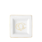 Квадратное блюдо 18 см.,
 CORONA MONOGRAM PLATINO от Ginori 1735, 017RG02 FG6837LX0180M01720200