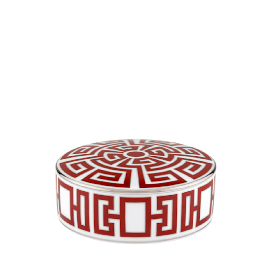 Шкатулка с крышкой 13 см., LABIRINTO SCARLATTO от Ginori 1735, 017RG02 FX508001G00125300