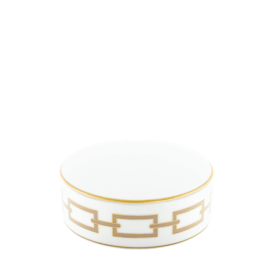 Шкатулка с крышкой 13 см., CATENE CACHEMIRE от Ginori 1735, 017RG02 FX5080LXG00135600