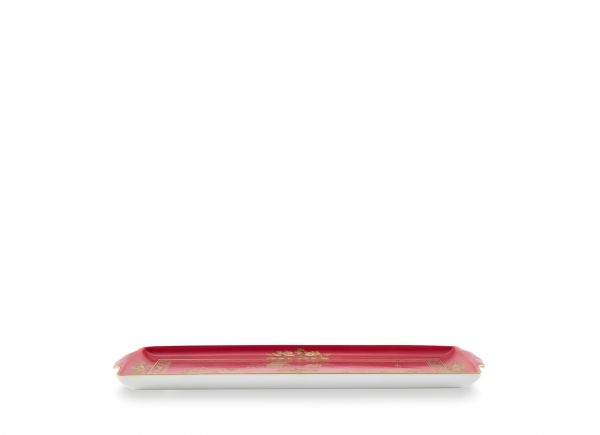 Блюдо прямоугольное 18 х 33 см.,  ORIENTE ITALIANO RUBRUM, Ginori, 017RG02 FG5283LX0335G00132900