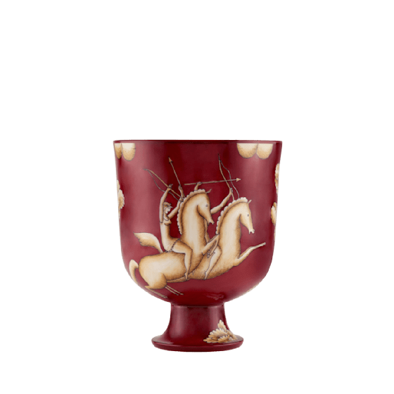 Ваза TRIONFO AMAZ.UCCIS.DAINO F.DO ROSSO от Ginori 1735, 020RG00 FA6467010190G09981000