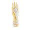 Салатник 30.5 см., MANO FIORITA FONDO ORO от Ginori 1735, 020RG00 FA6579010290G00176500