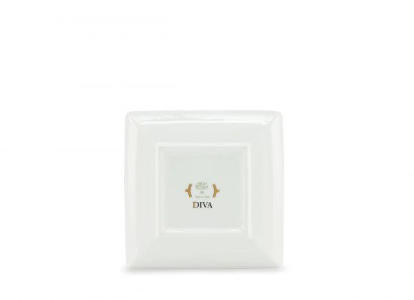 Квадратное блюдо  13,5х13,5 см., DIVA CELESTE, Ginori