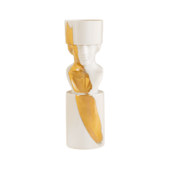 Подсвечник LCDC 23 см.,

 LCDC - WHITE JEALOUSY от Ginori 1735, 179RG00 FCO032LX0230G00132800